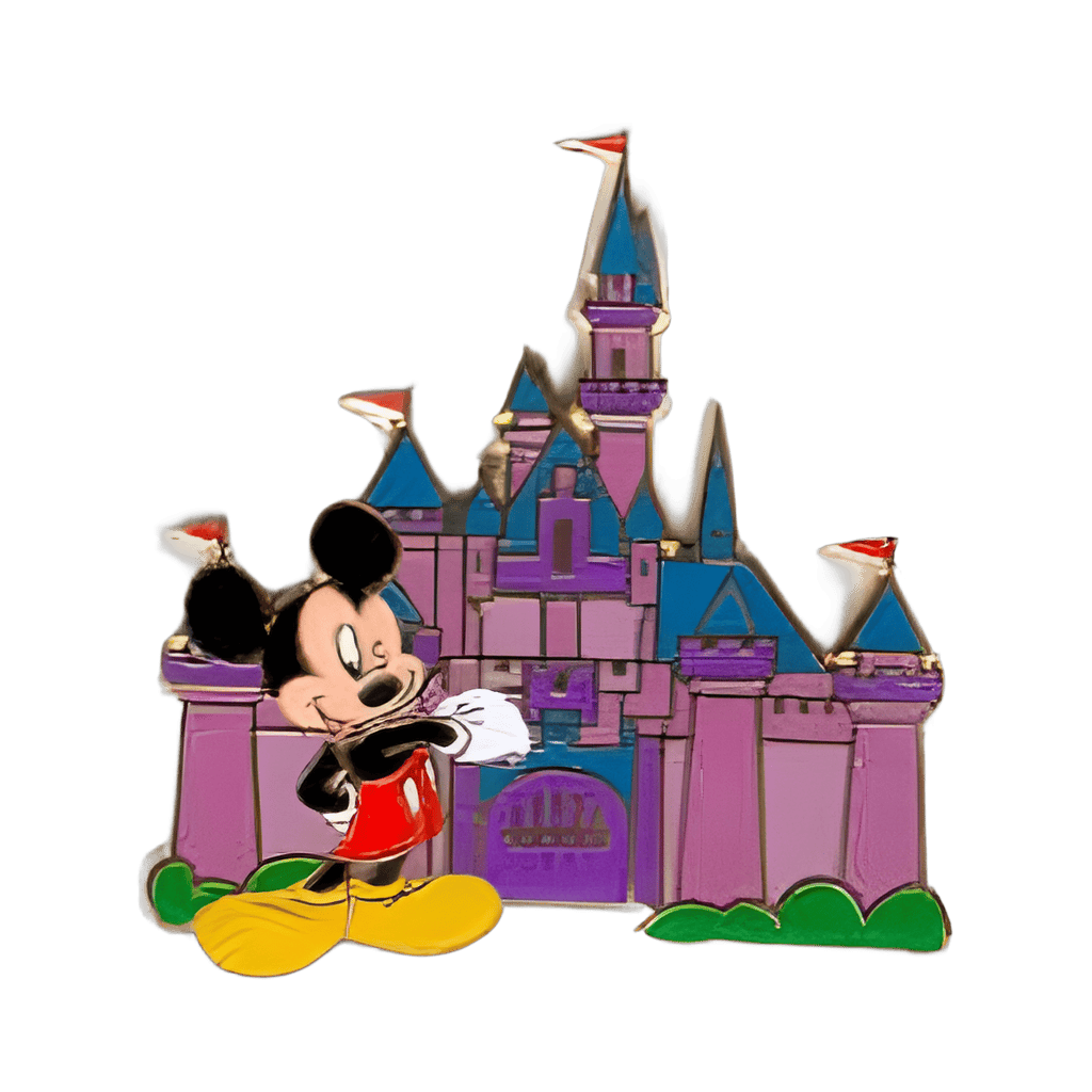 Mickey Mouse and Sleeping Beauty's Castle Disney pin