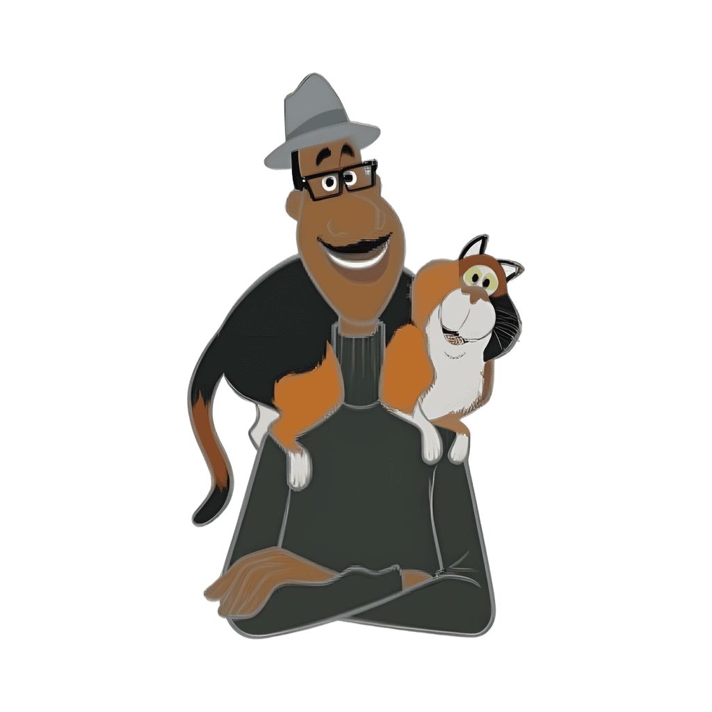 Joe & Mr. Mittens Disney pin