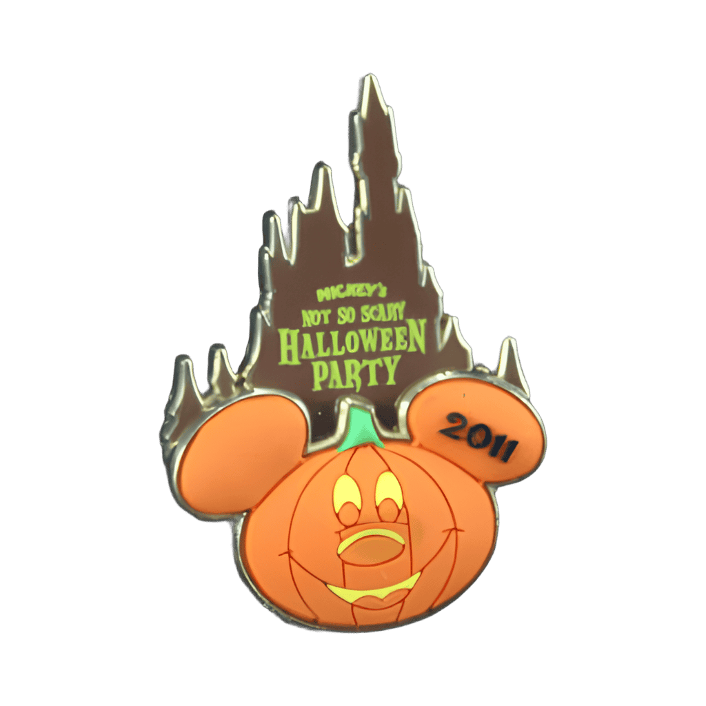 Castle with Mickey Pumpkin Completer Disney pin