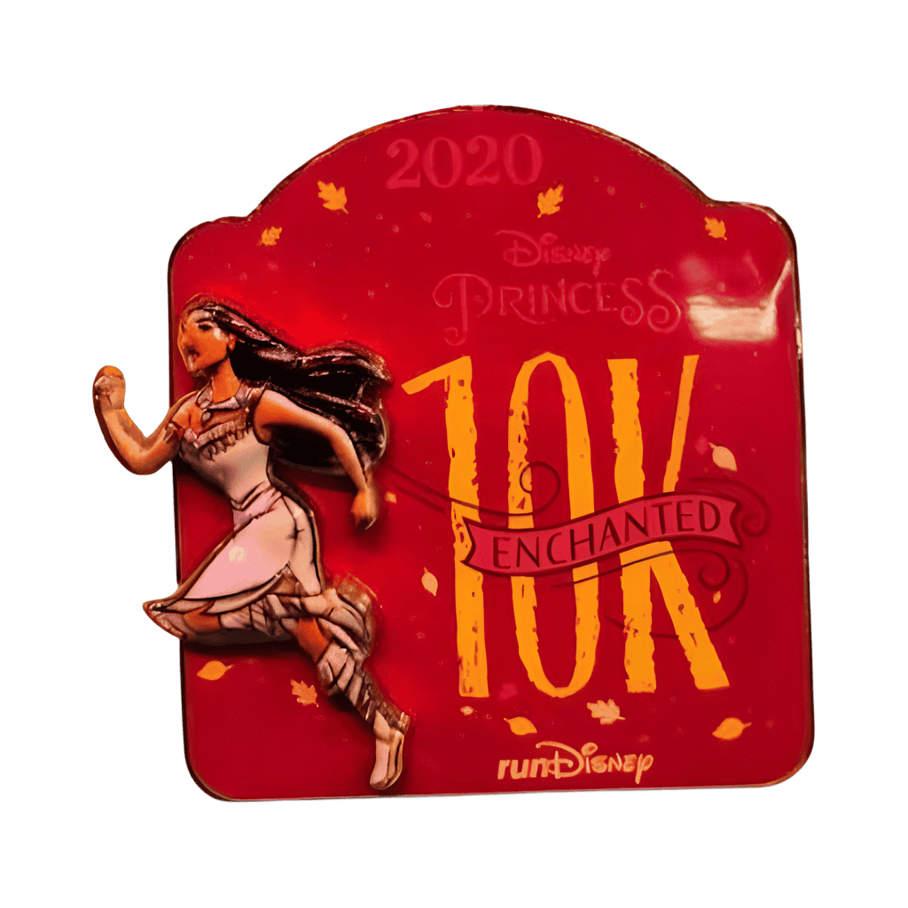 Pocahontas Running - 10k Disney pin
