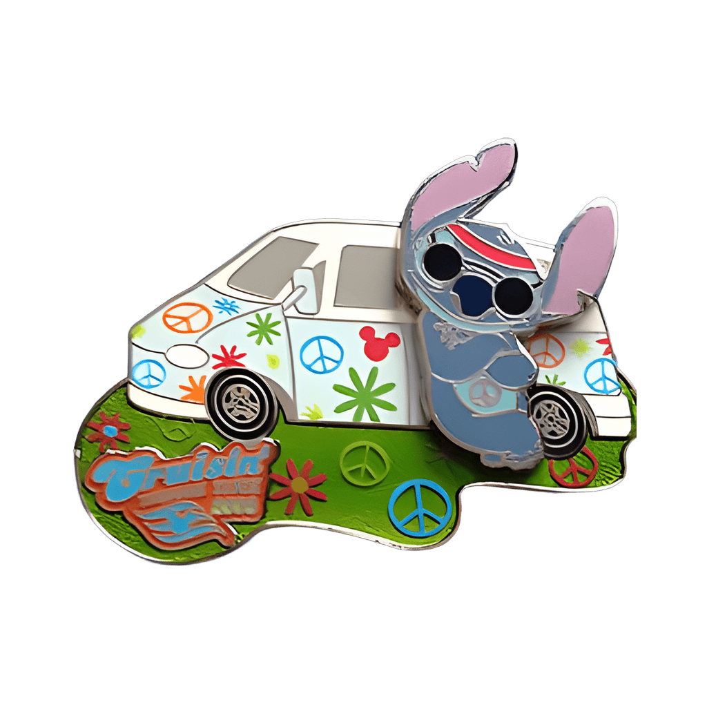 Flower Child Stitch Disney pin