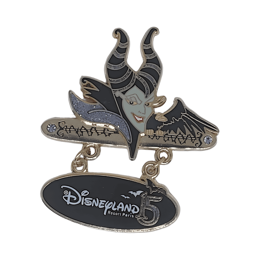 Maleficent Dangle Disney pin