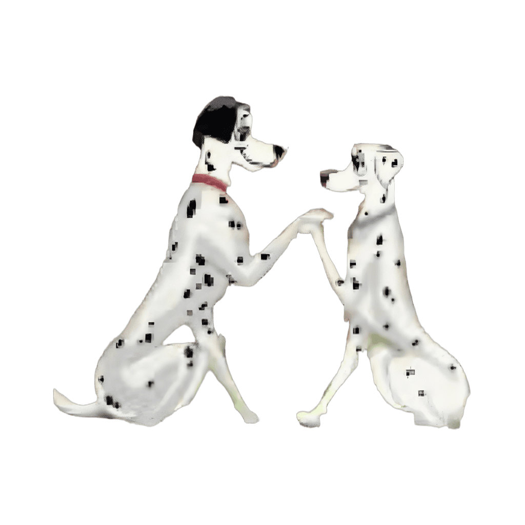 Stained Glass 101 Dalmatians Wedding Scene Disney pin
