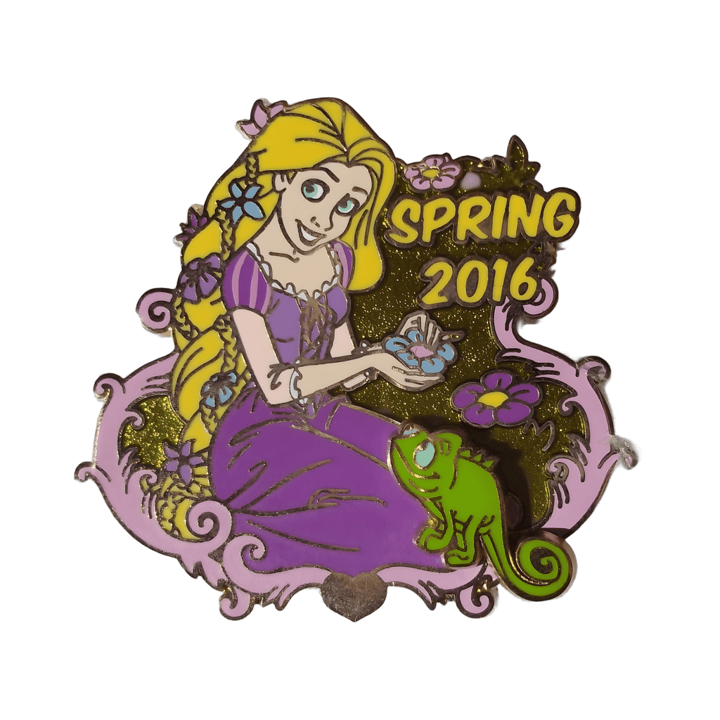 Rapunzel and Pascal Disney pin