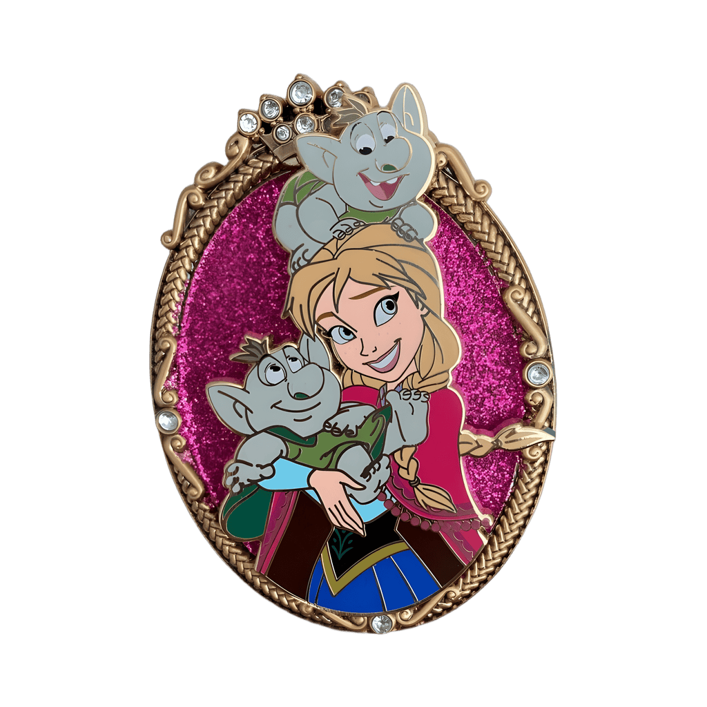 Anna & Trolls Disney pin
