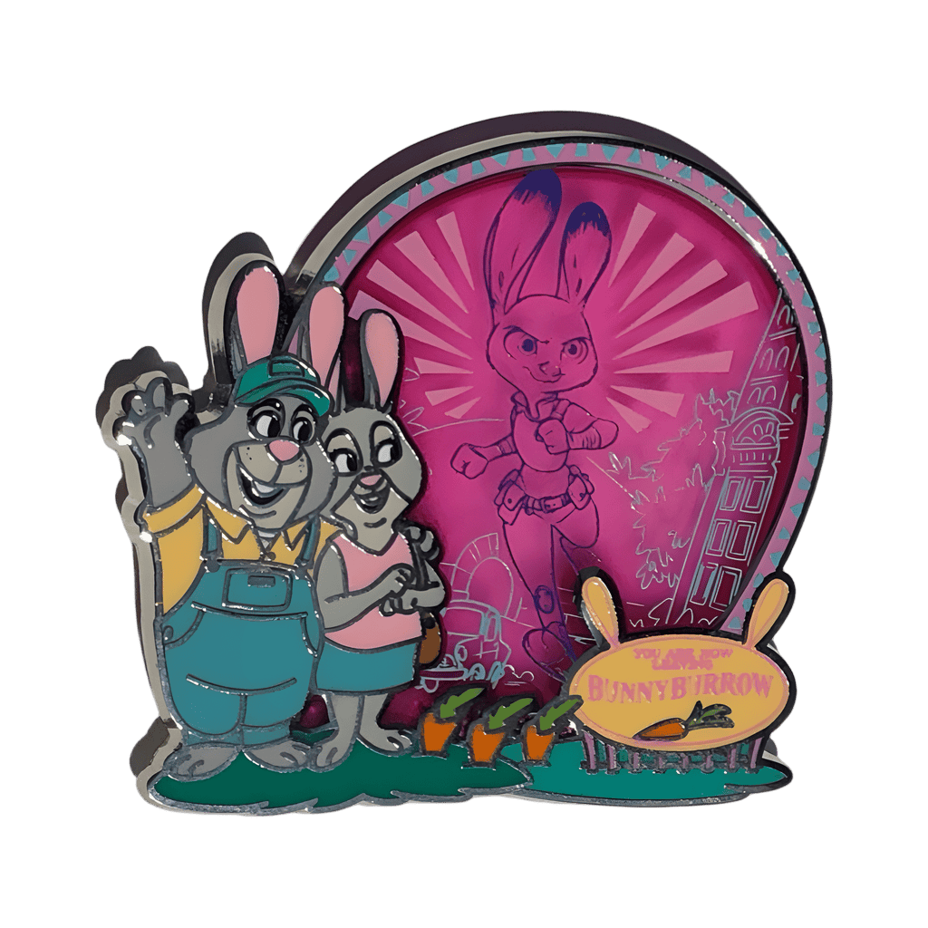 Bonnie and Stu Version #1 - Judy Hopps Running Disney pin