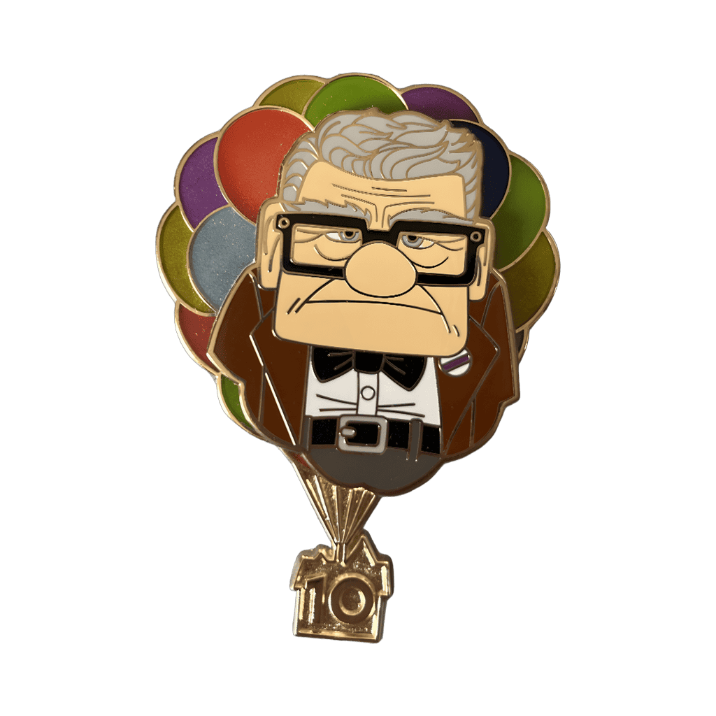 Carl 10th anniversary Disney pin