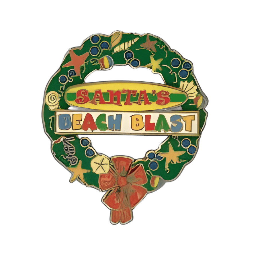 Santa's Beach Blast Disney pin