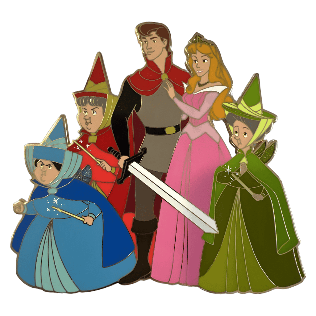Sleeping Beauty Pink Dress Disney pin