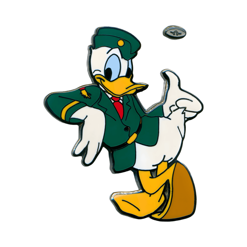 Donald Duck and Coin Disney pin