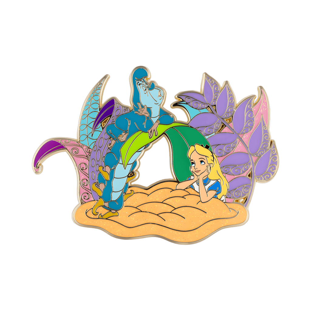 Alice with Absolem Disney pin