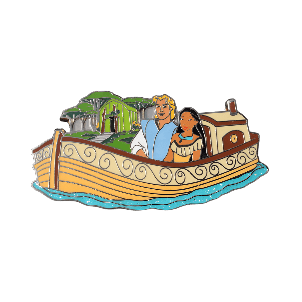 Pocahontas and John Smith Disney pin