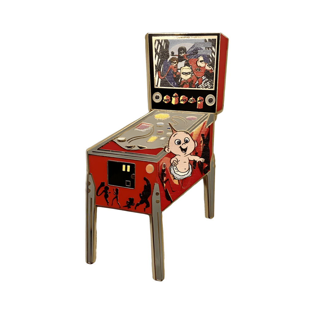 The Incredibles Pinball Disney pin