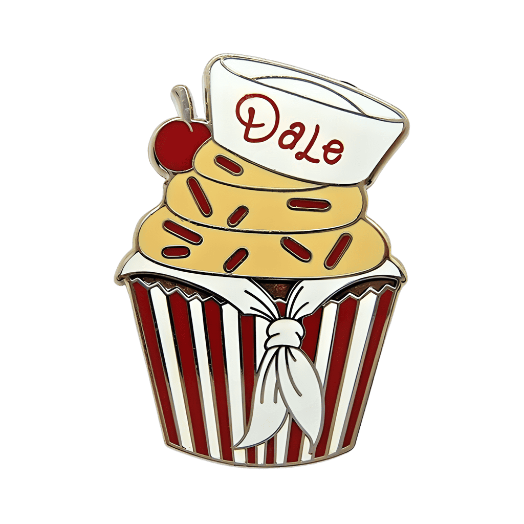 Dale Cupcake Disney pin