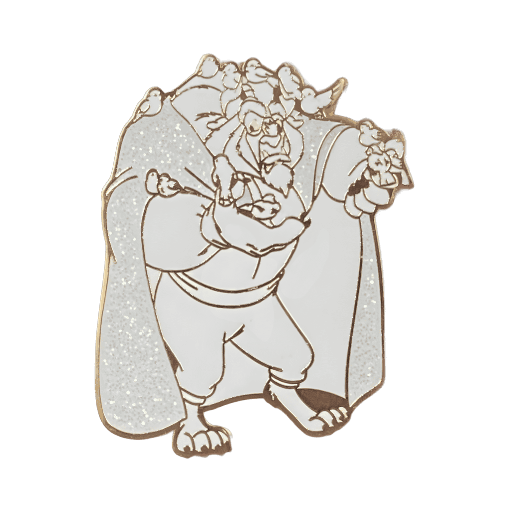 Beast with birds and cloak - Whiteout - Chase Disney pin