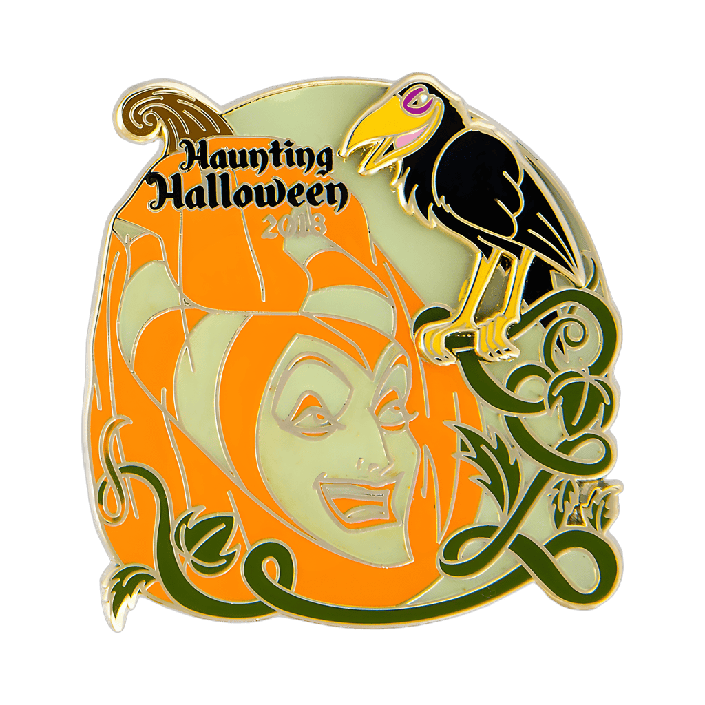 Maleficent Pumpkin & Diablo Disney pin