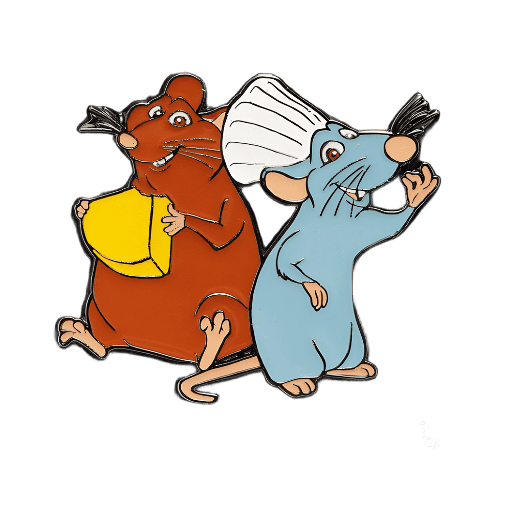 Ratatouille Remy & Emile Disney pin