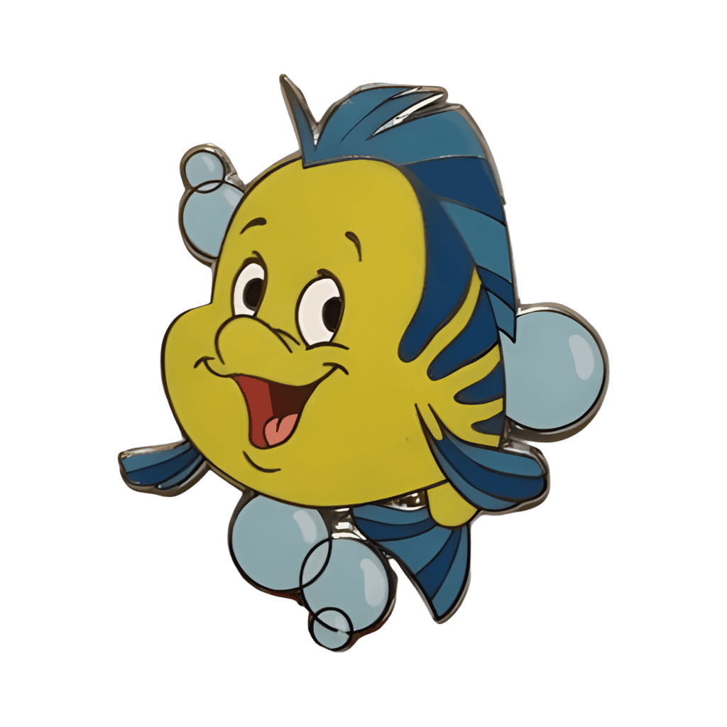 Flounder Disney pin