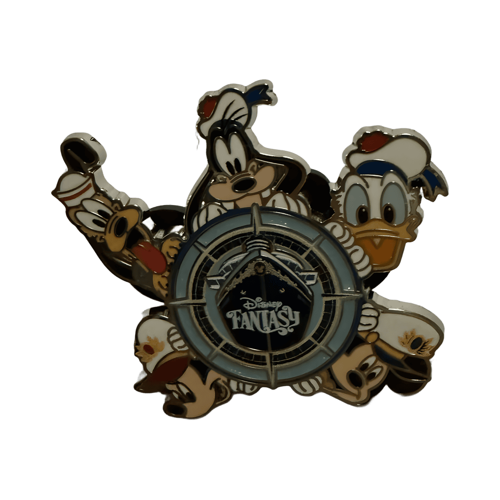 Minnie, Pluto, Goofy, Donald, Mickey Crew Disney pin