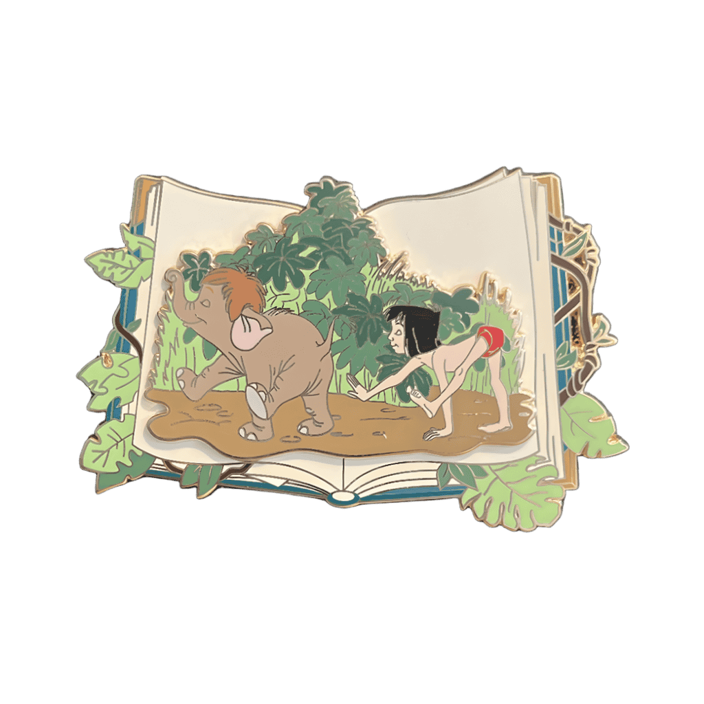 Hathi Jr. and Mowgli Disney pin