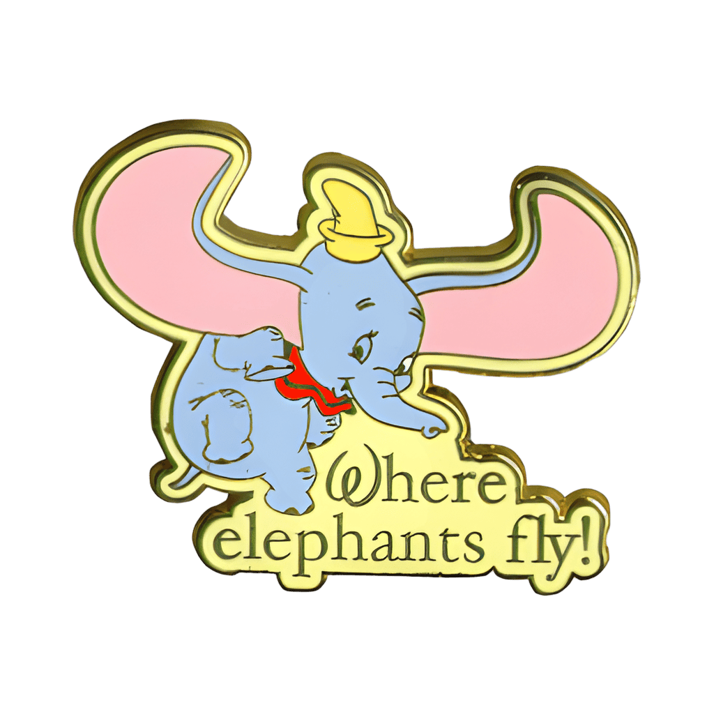 Dumbo - Where Elephants Fly! Disney pin