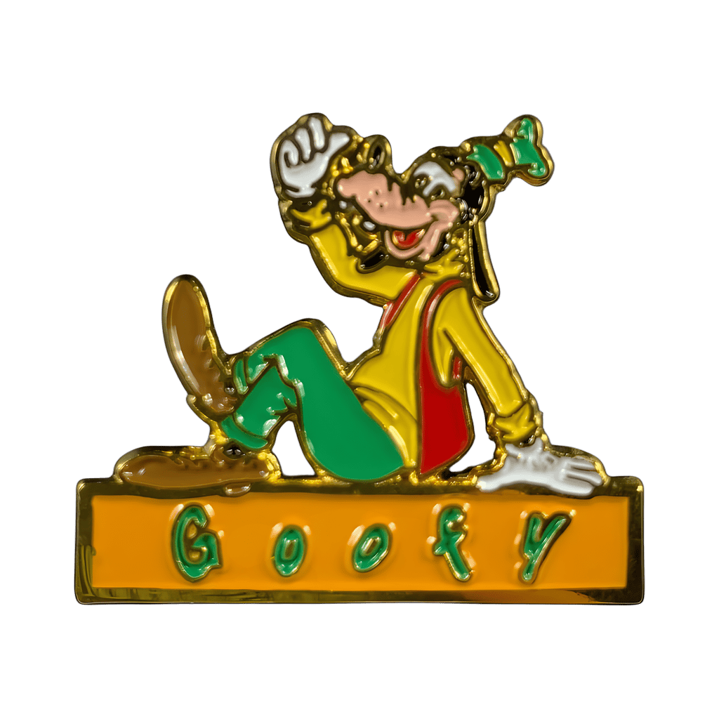 Goofy on Orange Platform Disney pin