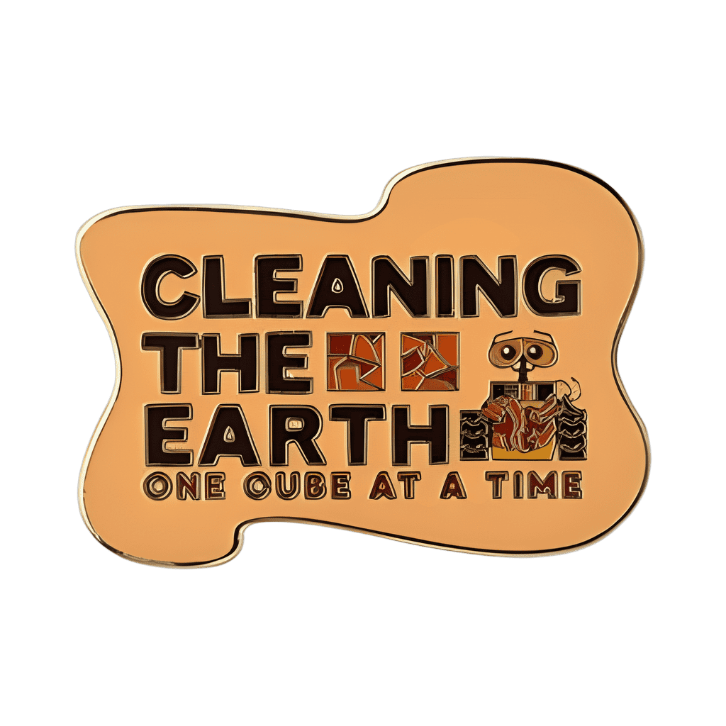 Cleaning The Earth One Cube At A Time Disney pin