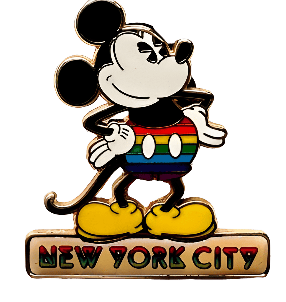 Rainbow Mickey New York City Disney pin