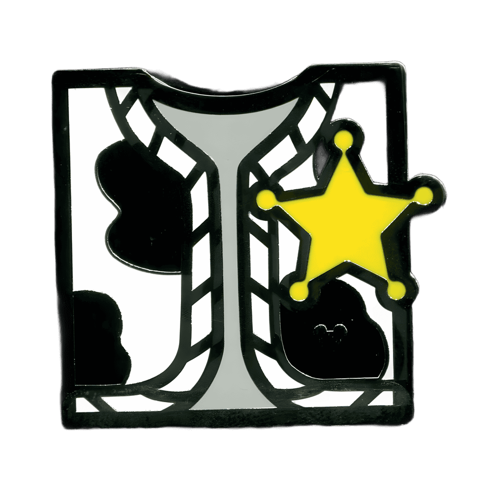Woody's Vest and Star Disney pin