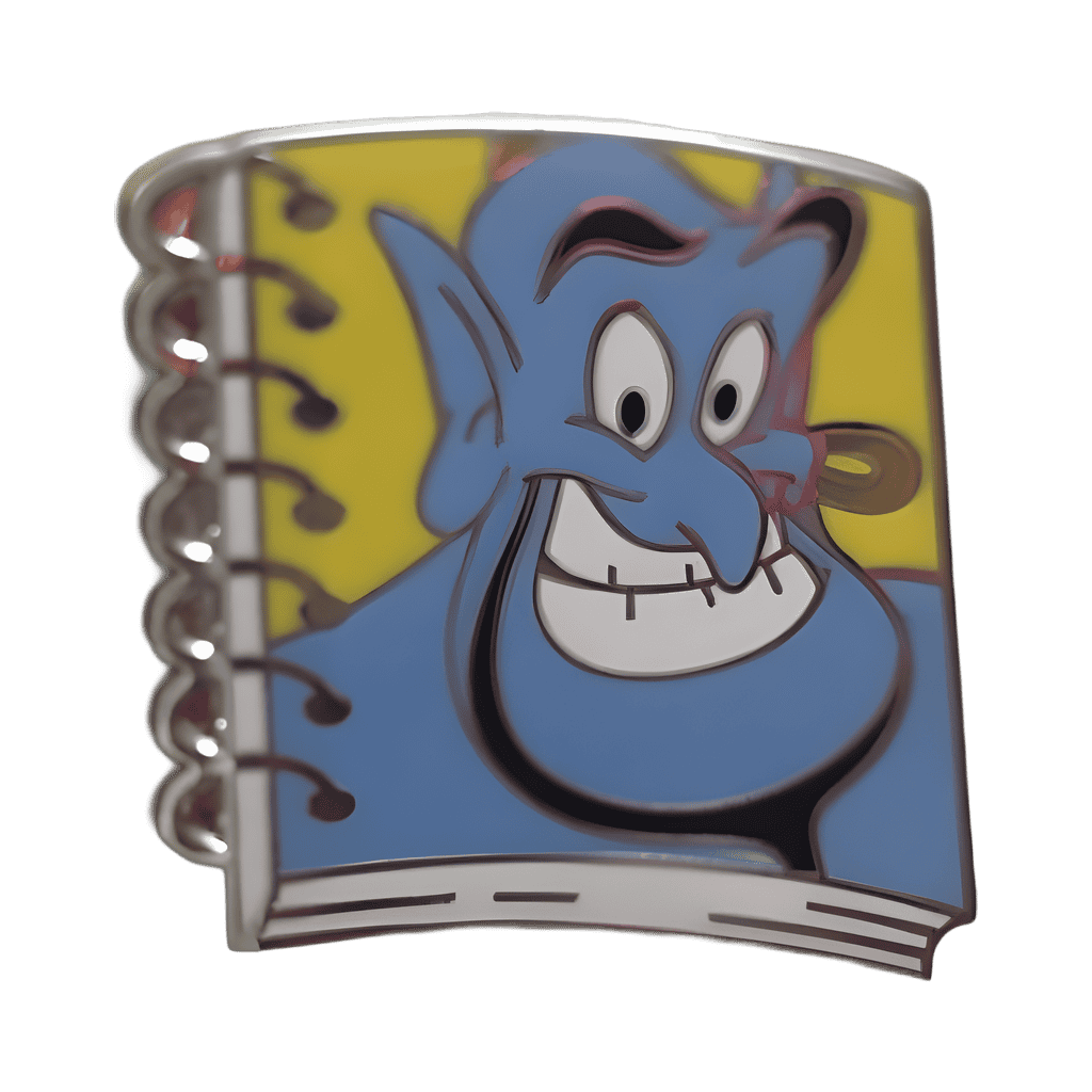 Genie Notebook, Book Disney pin