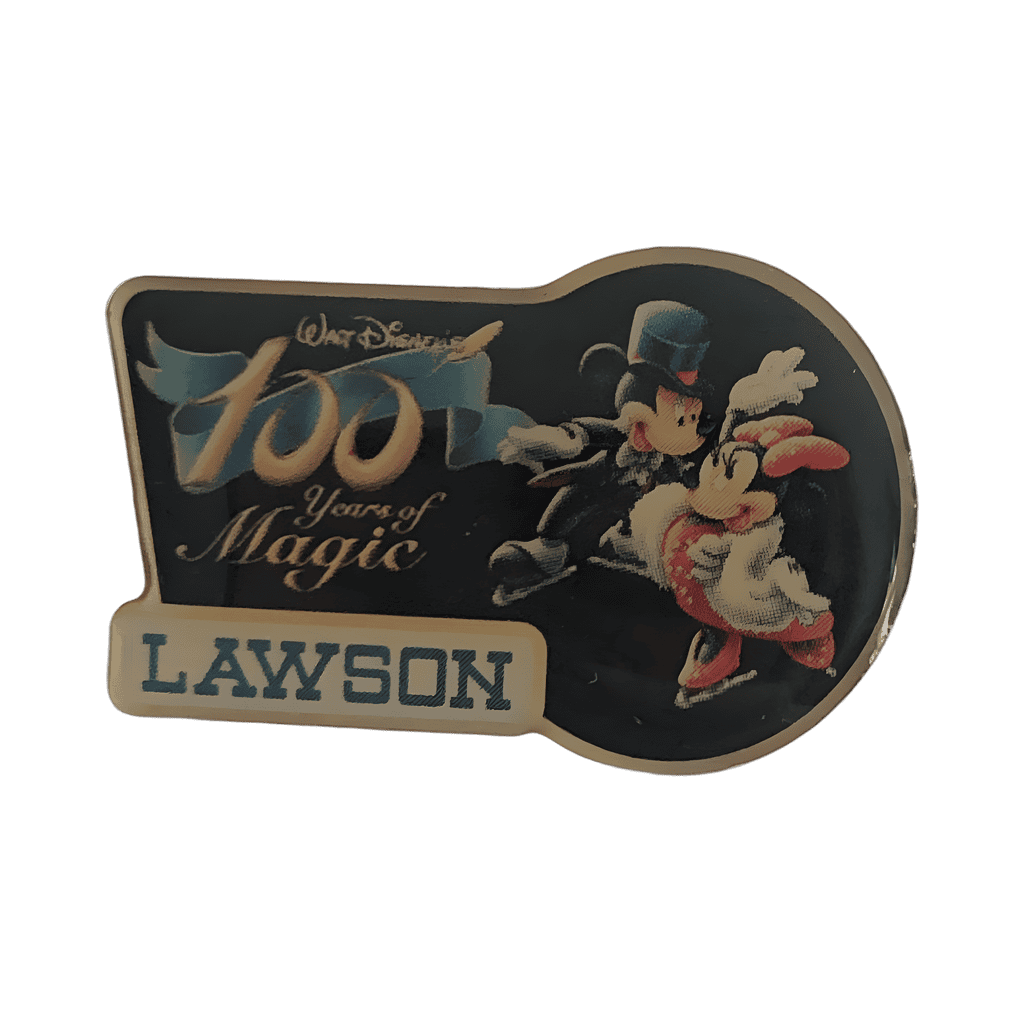 Mickey and Minnie Ice Skating - Lawson - 100 Years of Magic Disney pin