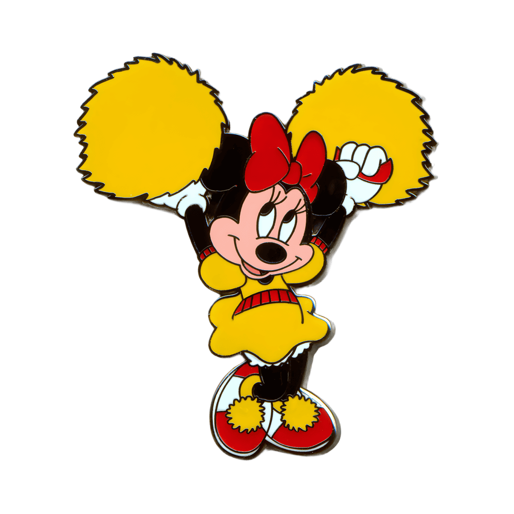 Cheerleader Minnie Mouse Disney pin