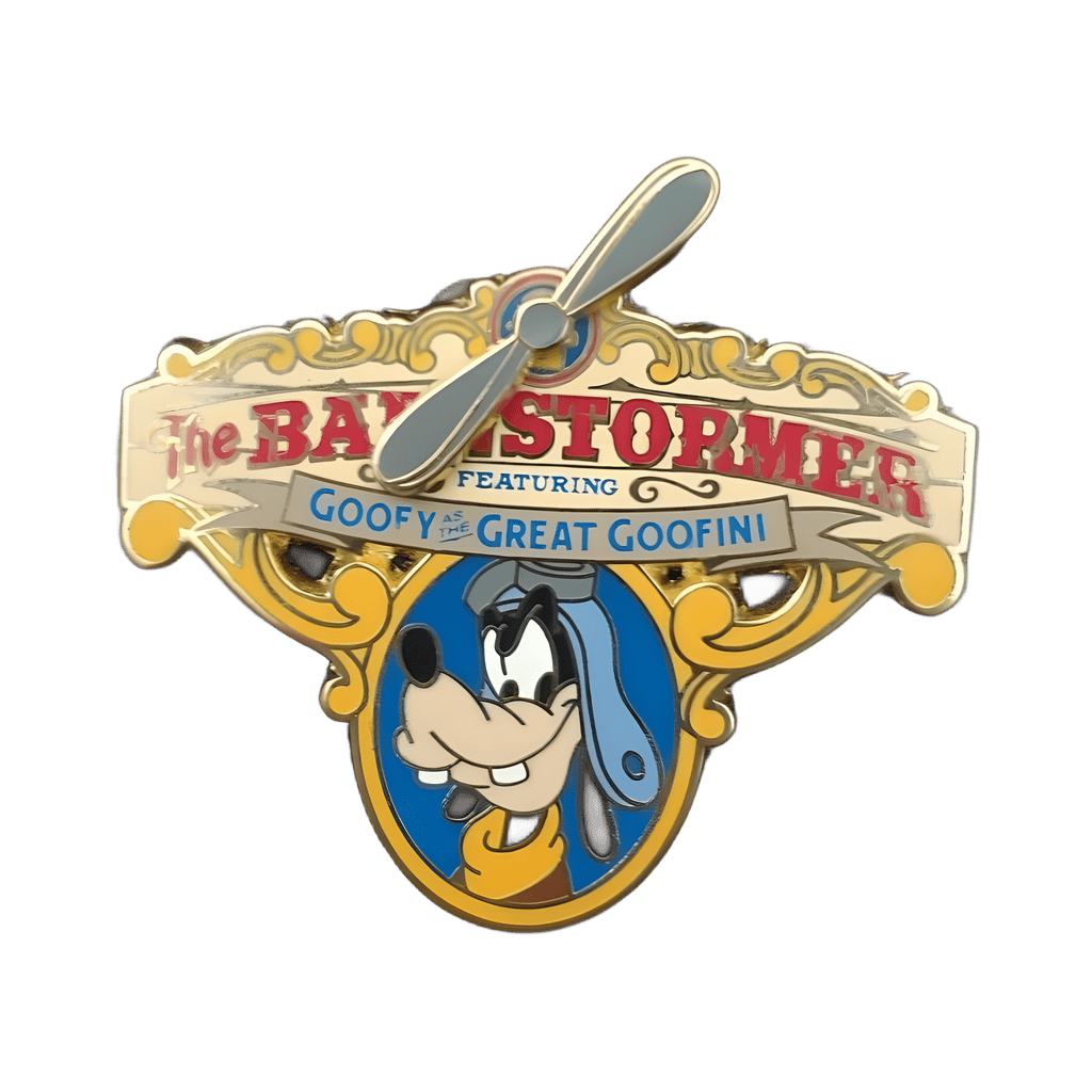 The Barnstormer Logo — Goofy as the Great Goofini Disney pin