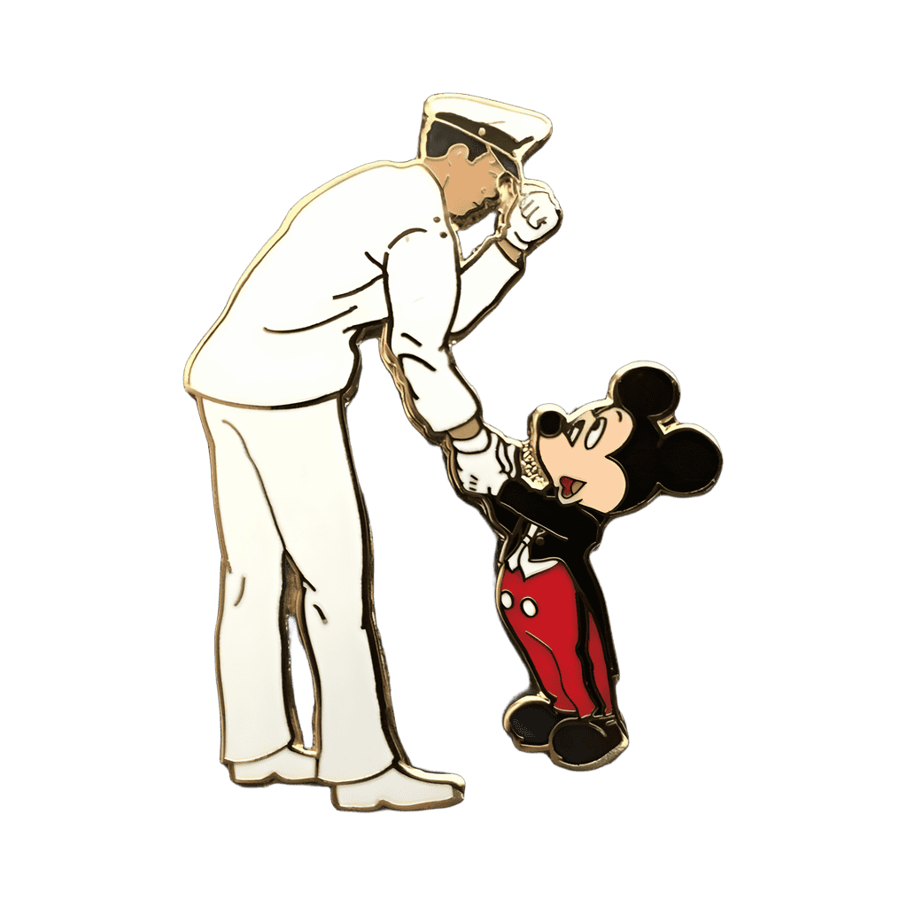 Navy Disney pin