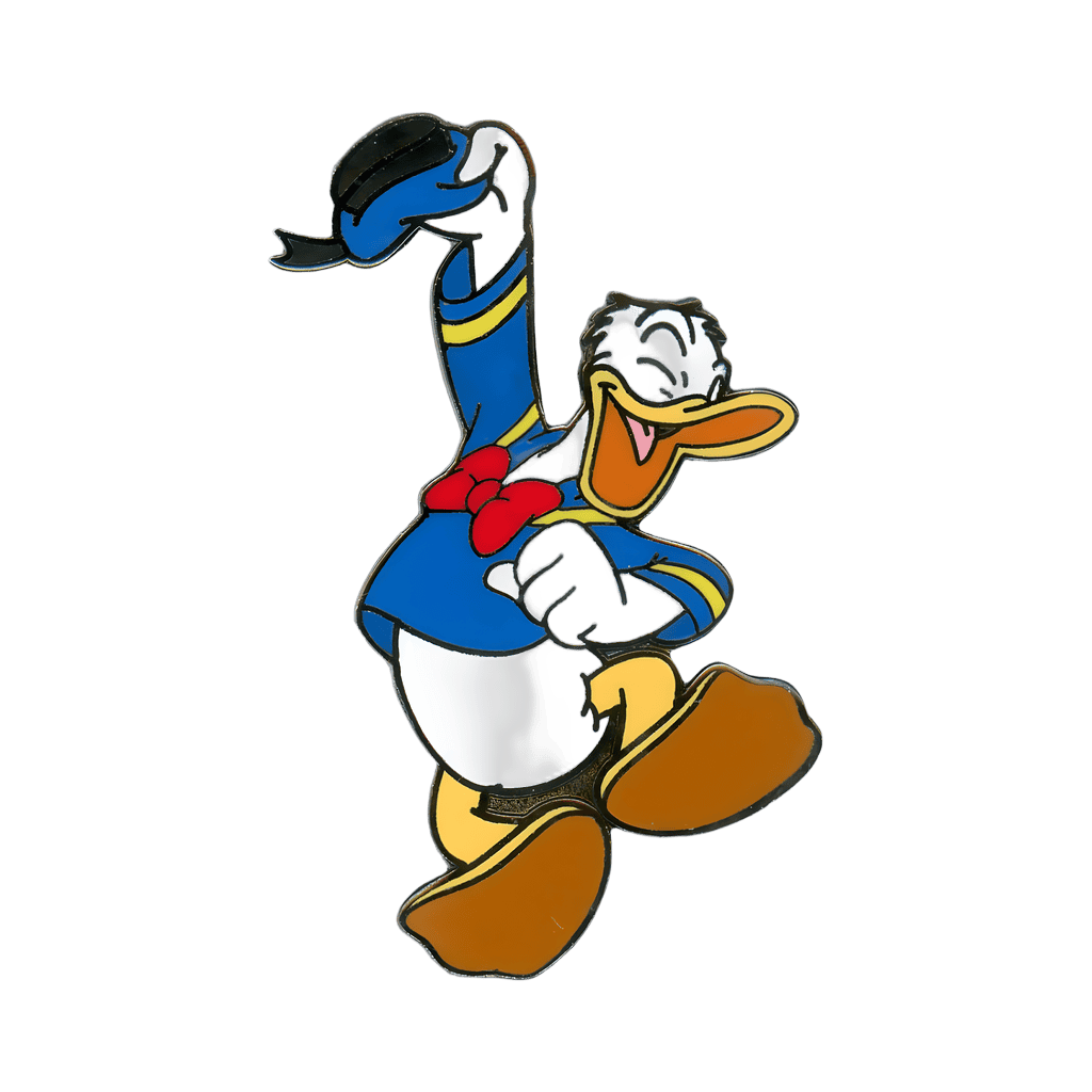 Donald Duck Jumping Disney pin