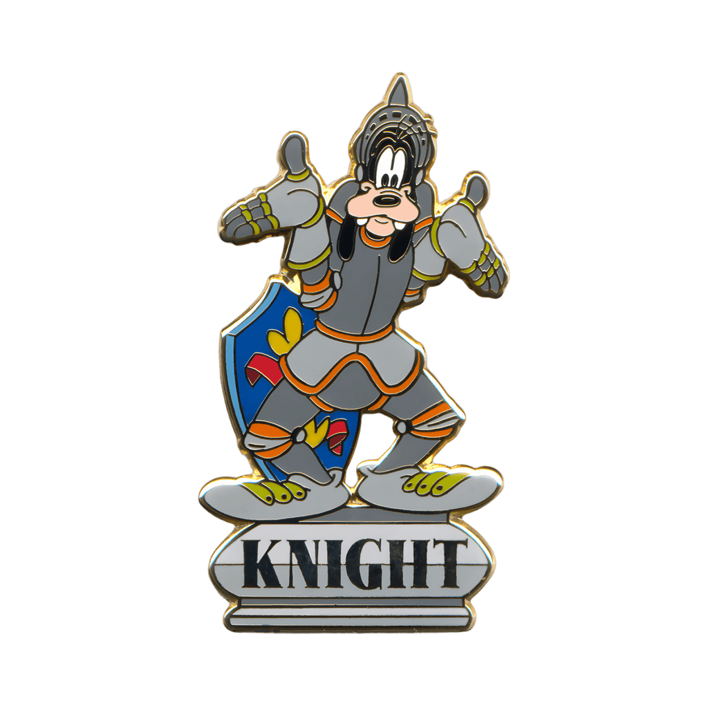 Goofy - Silver Knight Disney pin