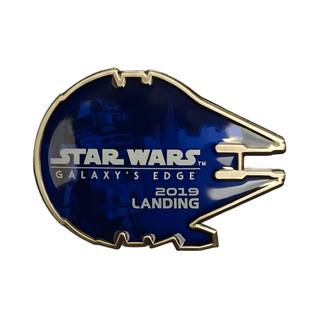 R2-D2 and Millennium Falcon 2019 Landing Jumbo Disney pin