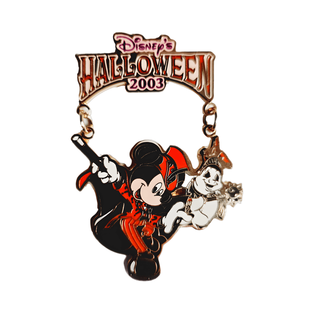 Tokyo Halloween 2003 Mickey Dangle with Ghost Disney pin