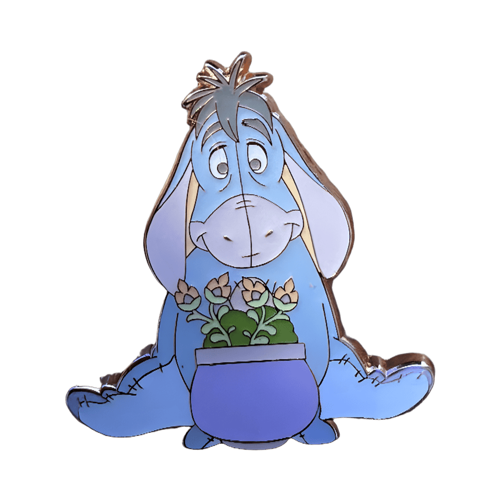Eeyore with Flowers Disney pin
