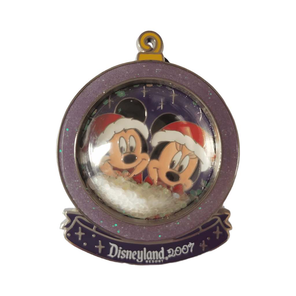 Mickey and Minnie Snowglobe Disney pin