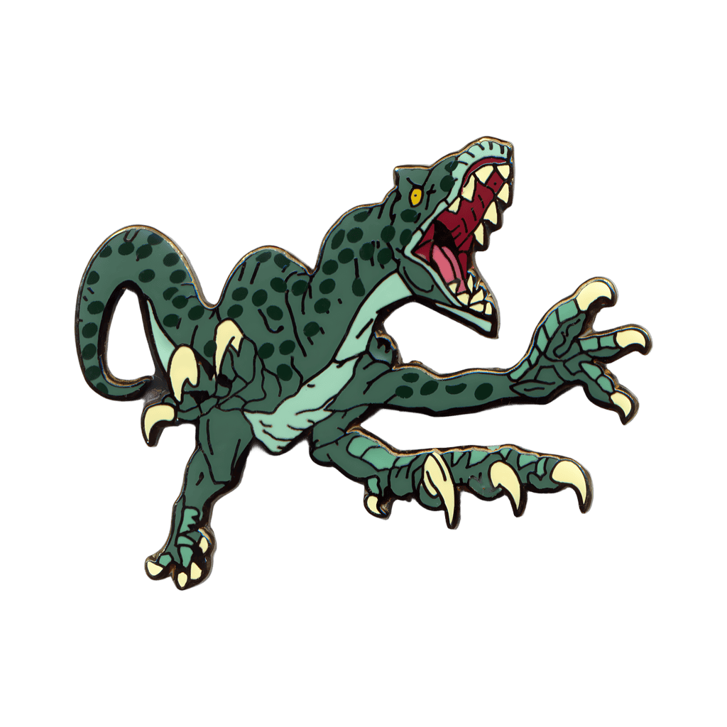 Velociraptor Disney pin