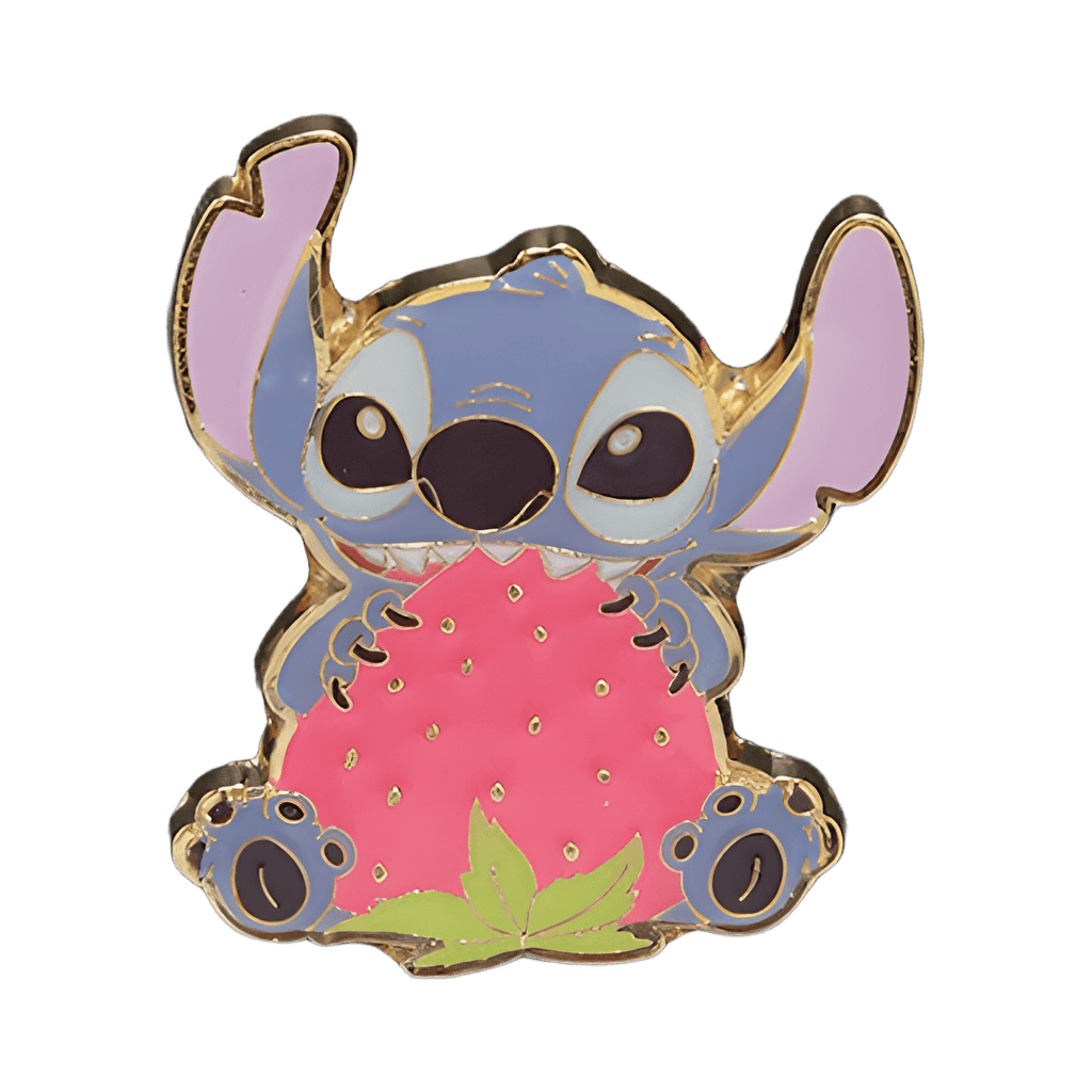 Stitch with Strawberry Disney pin