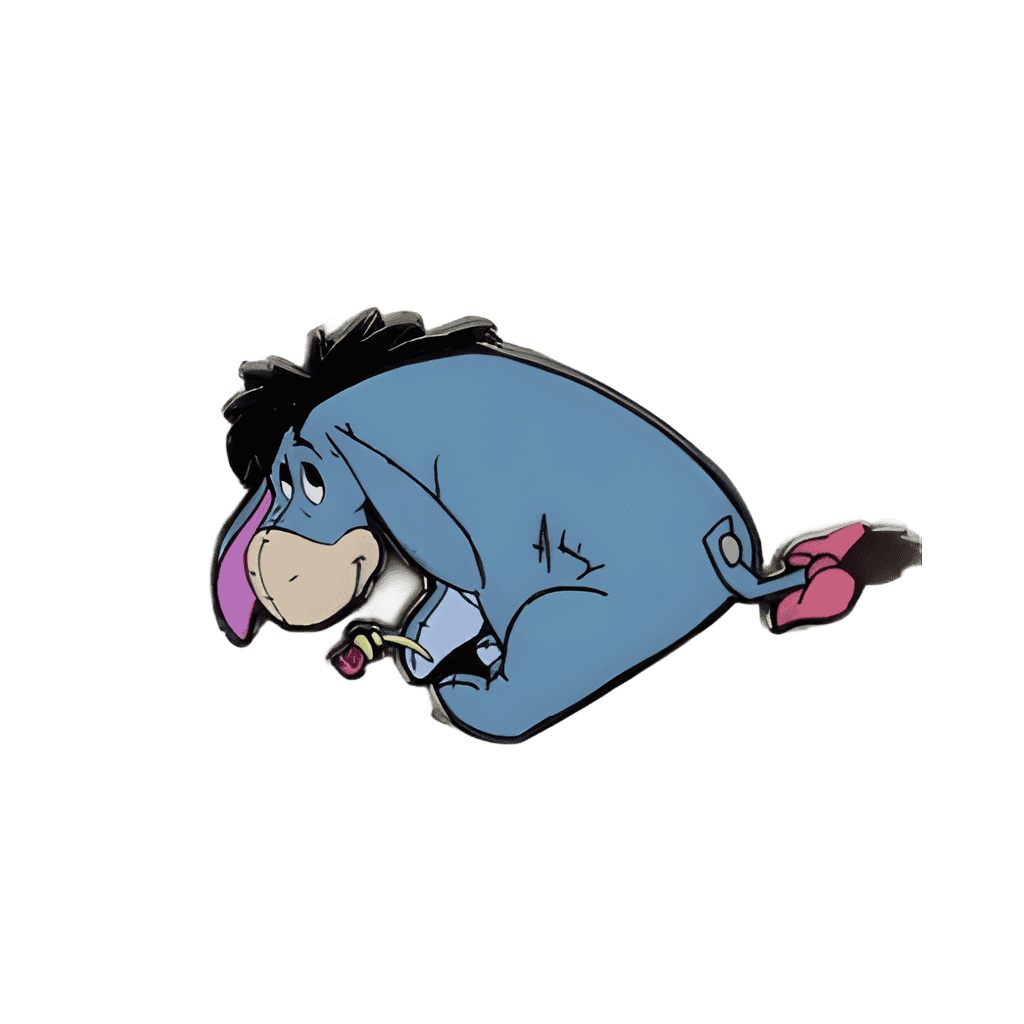 Eeyore smiling Disney pin