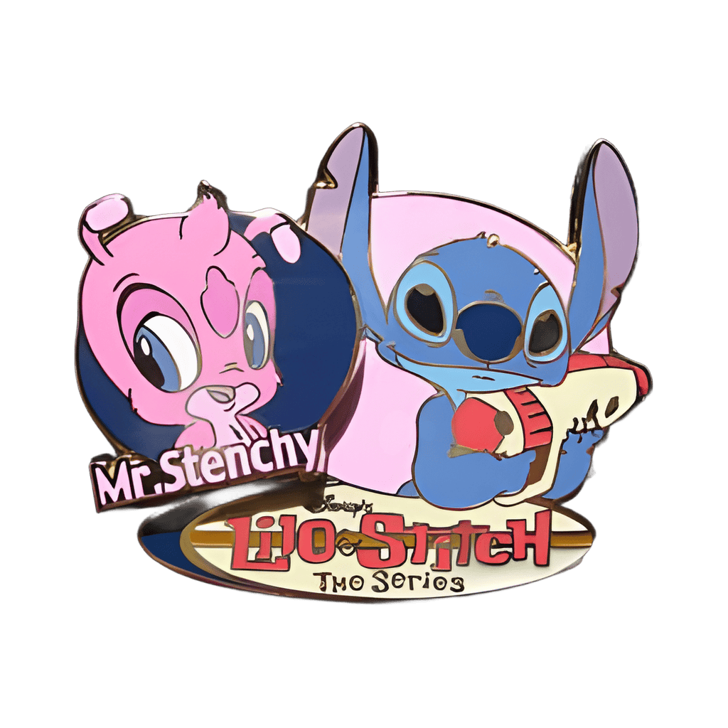 Stitch with Mr Stenchy Disney pin