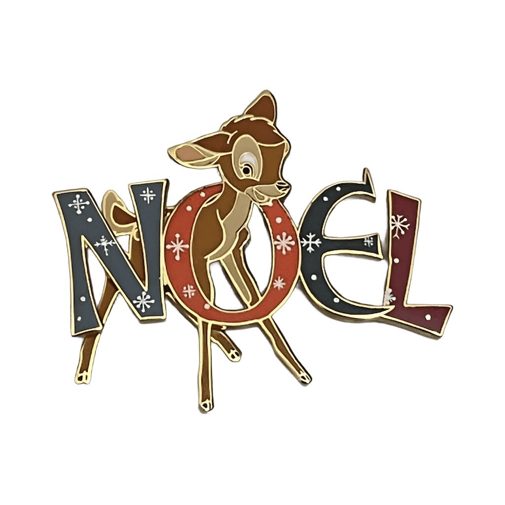 Days 1 Through 4 Pin Set - Bambi in Noel Disney pin