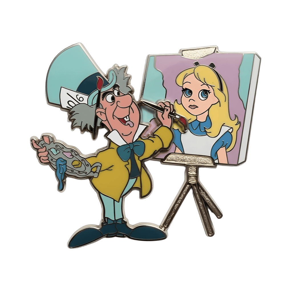 Mad Hatter & Alice Disney pin