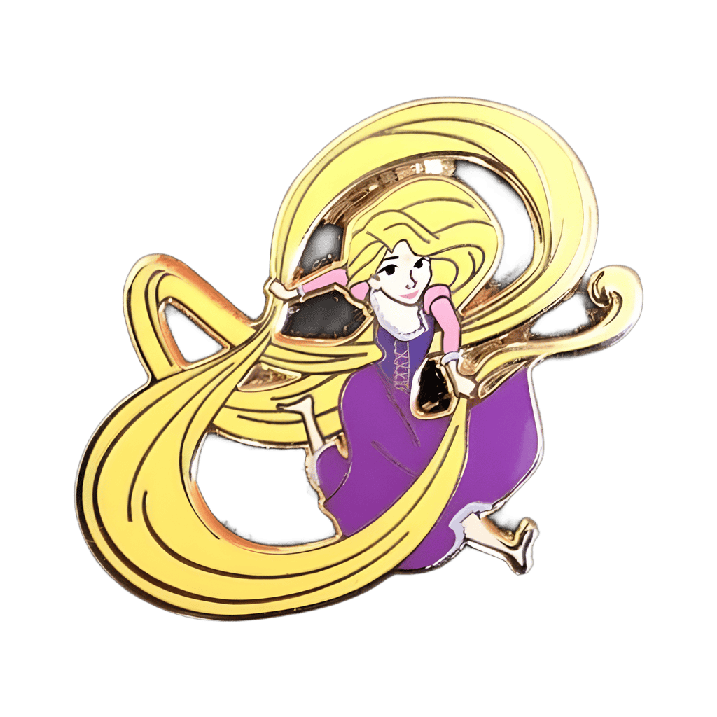 Rapunzel Running Disney pin