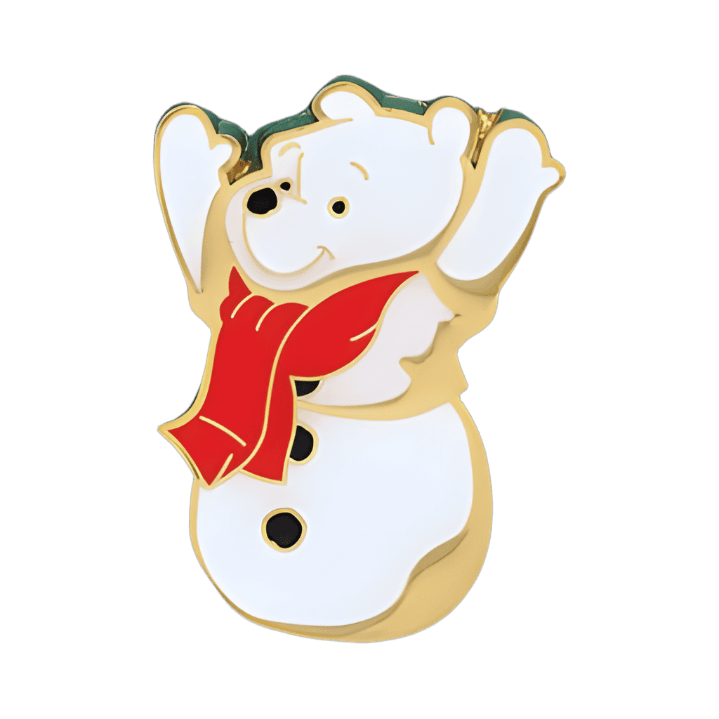 Snowman Pooh Bear Disney pin