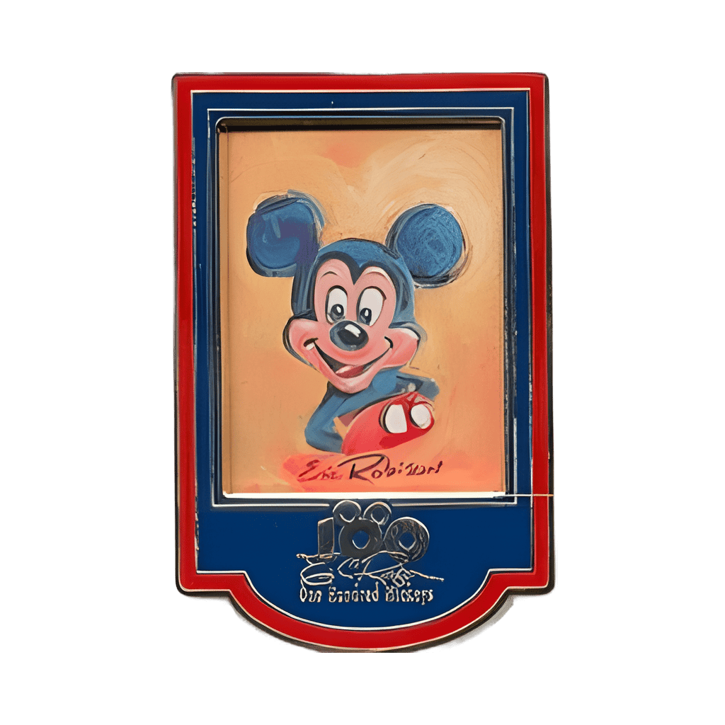 MM 022 - Blue Mickey Disney pin
