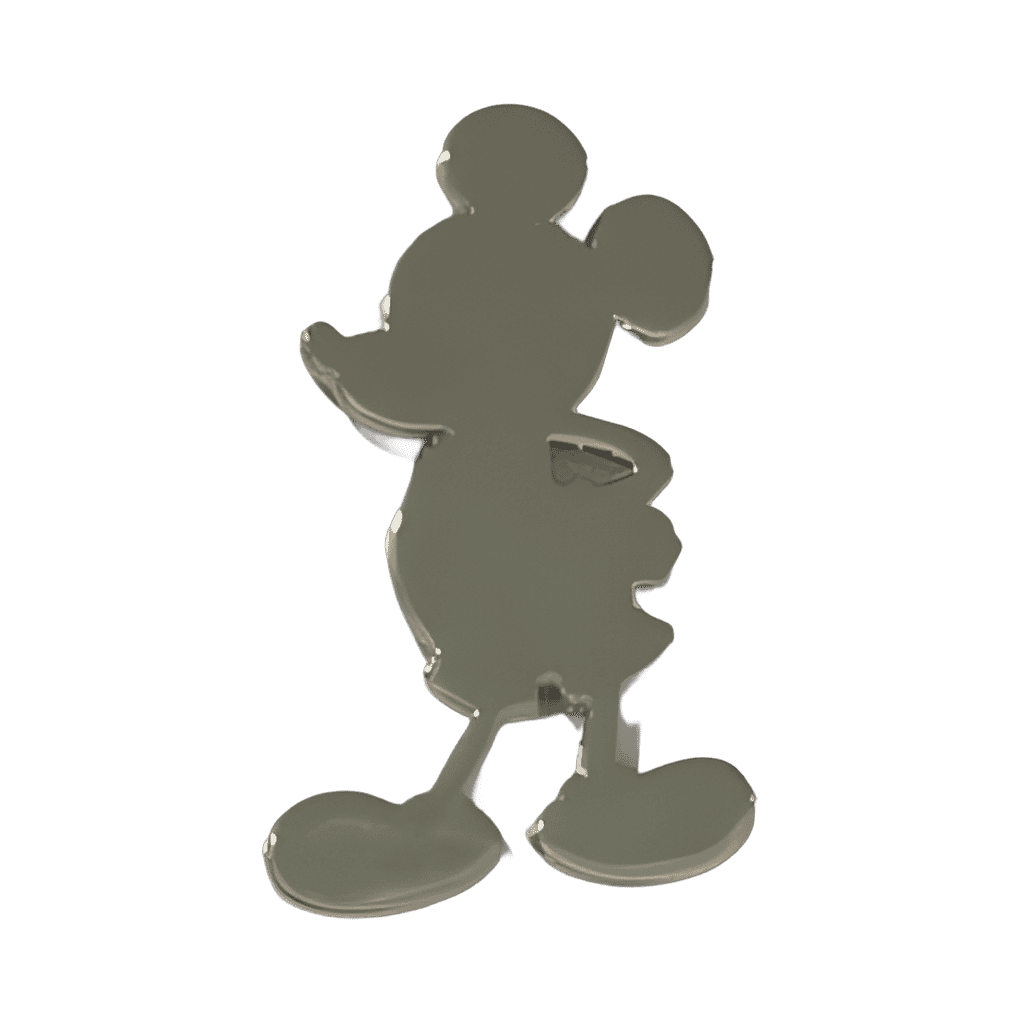 Silver Silhouettes 6 Pin Set - Mickey Mouse Disney pin